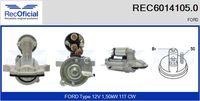 RECOFICIAL REC60141050 - Motor de arranque
