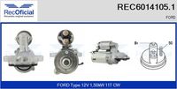 RECOFICIAL REC60141051 - Motor de arranque