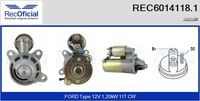 RECOFICIAL REC60141181 - Motor de arranque