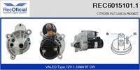 RECOFICIAL REC60151011 - Motor de arranque