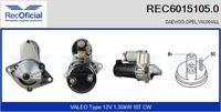 RECOFICIAL REC60151050 - Motor de arranque