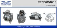 RECOFICIAL REC60151061 - Motor de arranque