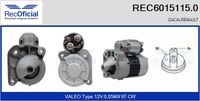RECOFICIAL REC60151150 - Motor de arranque