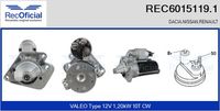 RECOFICIAL REC60151191 - Motor de arranque