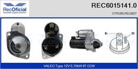 RECOFICIAL REC60151410 - Motor de arranque
