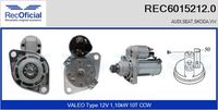 RECOFICIAL REC60152120 - Motor de arranque