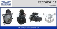RECOFICIAL REC60152162 - Motor de arranque