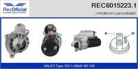 RECOFICIAL REC60152231 - Motor de arranque