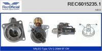 RECOFICIAL REC60152351 - Motor de arranque