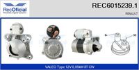 RECOFICIAL REC60152391 - Motor de arranque