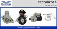 RECOFICIAL REC60105540 - Motor de arranque - Brand New HQ