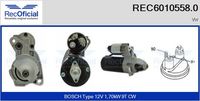 RECOFICIAL REC60105580 - Motor de arranque - Brand New HQ
