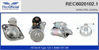 RECOFICIAL REC60201021 - Motor de arranque