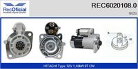 RECOFICIAL REC60201080 - Motor de arranque
