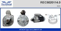 RECOFICIAL REC60201140 - Motor de arranque