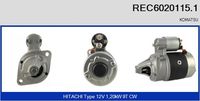 RECOFICIAL REC60201151 - Motor de arranque