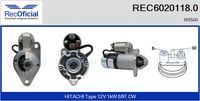 RECOFICIAL REC60201180 - Motor de arranque
