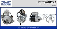 RECOFICIAL REC60201270 - Motor de arranque