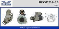 RECOFICIAL REC60201460 - Motor de arranque