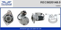 RECOFICIAL REC60201480 - Motor de arranque