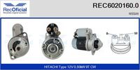 RECOFICIAL REC60201600 - Motor de arranque