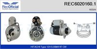 RECOFICIAL REC60201601 - Motor de arranque