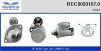 RECOFICIAL REC60201670 - Motor de arranque