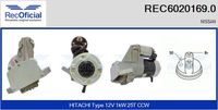 RECOFICIAL REC60201690 - Motor de arranque