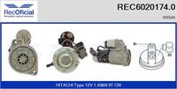RECOFICIAL REC60201740 - Motor de arranque