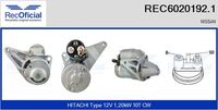 RECOFICIAL REC60201921 - Motor de arranque