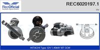 RECOFICIAL REC60201971 - Motor de arranque