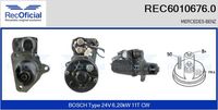 RECOFICIAL REC60106760 - Motor de arranque - Brand New HQ
