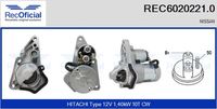 RECOFICIAL REC60202210 - Motor de arranque