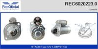 RECOFICIAL REC60202230 - Motor de arranque