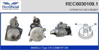 RECOFICIAL REC60301091 - Motor de arranque