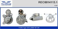 RECOFICIAL REC60141131 - Motor de arranque - Genuine