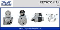 RECOFICIAL REC60301134 - Motor de arranque