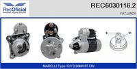 RECOFICIAL REC60301162 - Motor de arranque