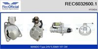 RECOFICIAL REC60326001 - Motor de arranque