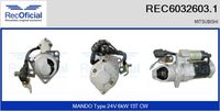 RECOFICIAL REC60326031 - Motor de arranque