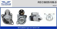RECOFICIAL REC60351090 - Motor de arranque