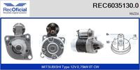 RECOFICIAL REC60351300 - Motor de arranque