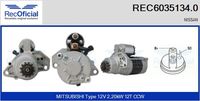 RECOFICIAL REC60351340 - Motor de arranque
