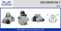 RECOFICIAL REC60351341 - Motor de arranque