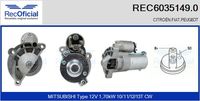 RECOFICIAL REC60351490 - Motor de arranque