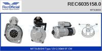 RECOFICIAL REC60351580 - Motor de arranque