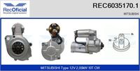 RECOFICIAL REC60351701 - Motor de arranque