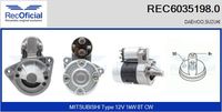 RECOFICIAL REC60351980 - Motor de arranque