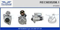 RECOFICIAL REC60352081 - Motor de arranque