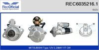 RECOFICIAL REC60352161 - Motor de arranque